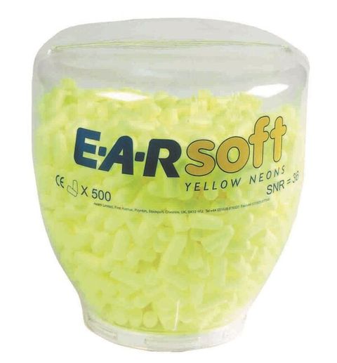 3M EAR SOFT NEON ŠTUPLE DO UŠÍ NÁPLŇ DO DÁVKOVAČA 500 PÁROV C1018